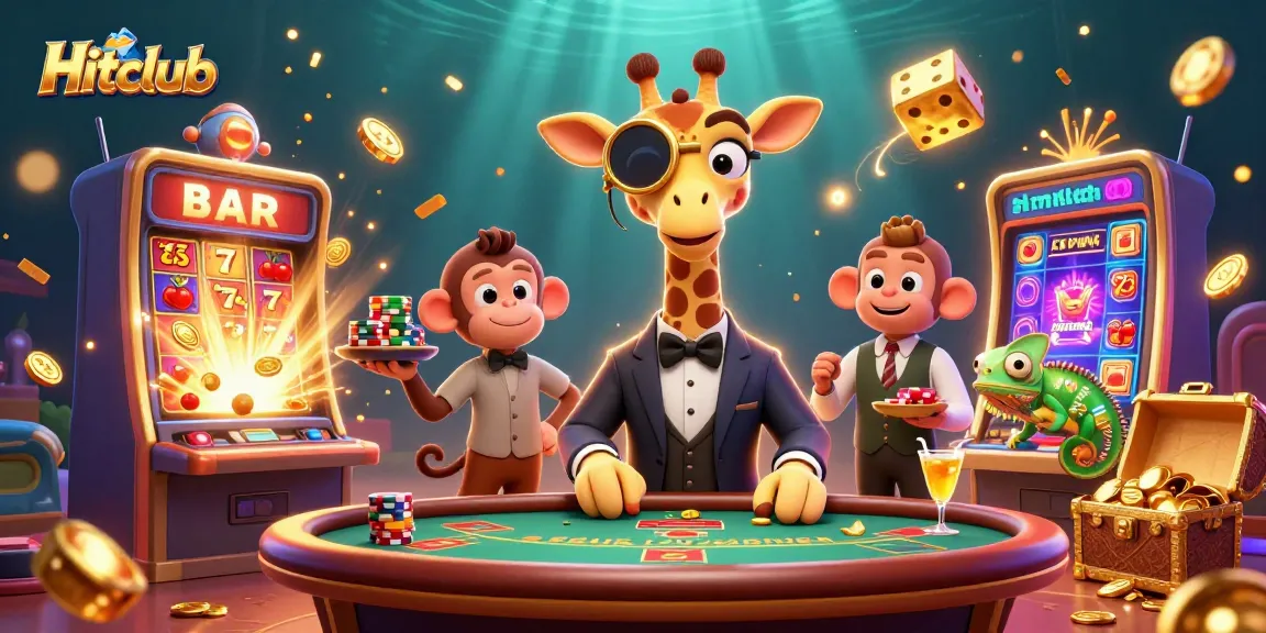 Hitclub offers a vibrant gaming scene where players experience casino excitement with dynamic characters.