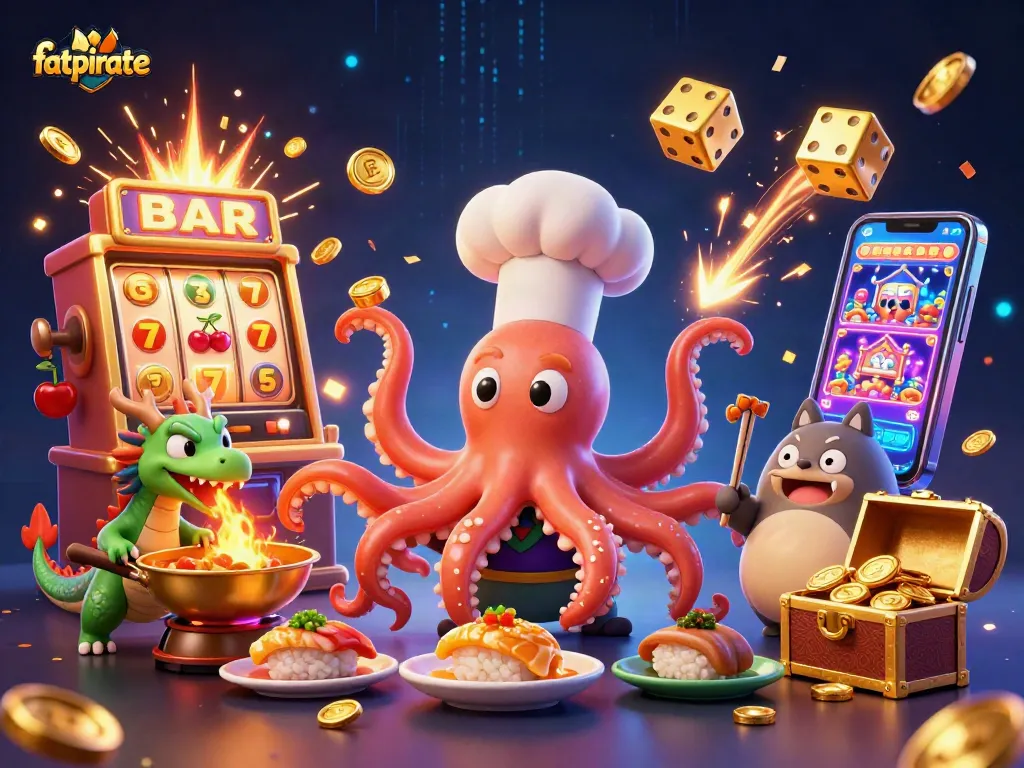 Experience the exciting world of fatpirate with a vibrant casino scene featuring dynamic characters and spectacular game elements.