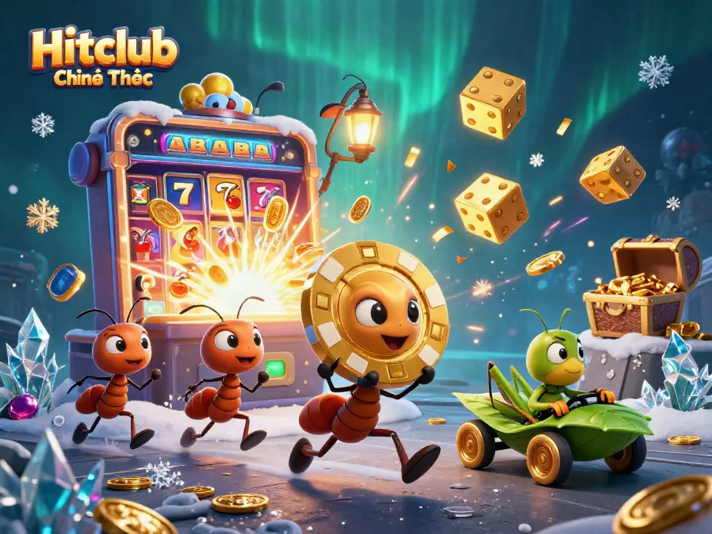 Engage with the exciting world of Hitclub Chính Thức through lively heist scenes and dynamic casino elements.