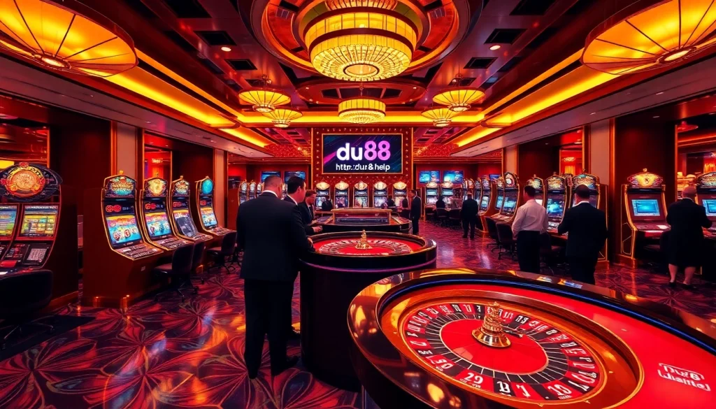 Players enjoying games at a casino with exciting features from https://du88.help/ that enhance the gambling experience.