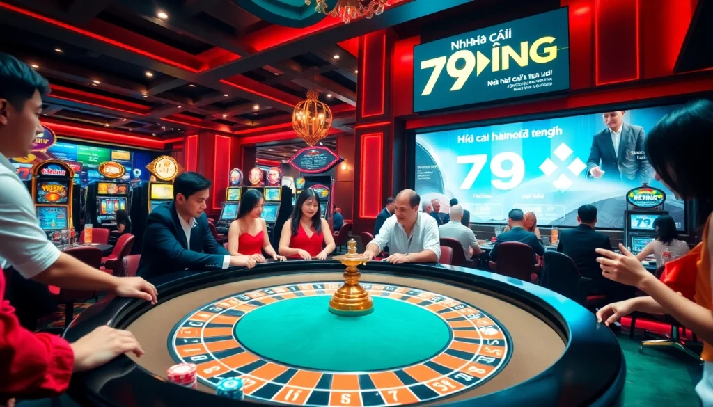 Experience winning strategies with Nhà cái 79KING at a lively casino table.